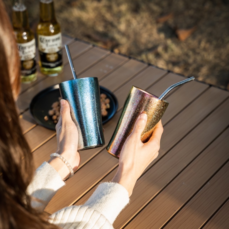 純鈦戶外雙層隔熱杯