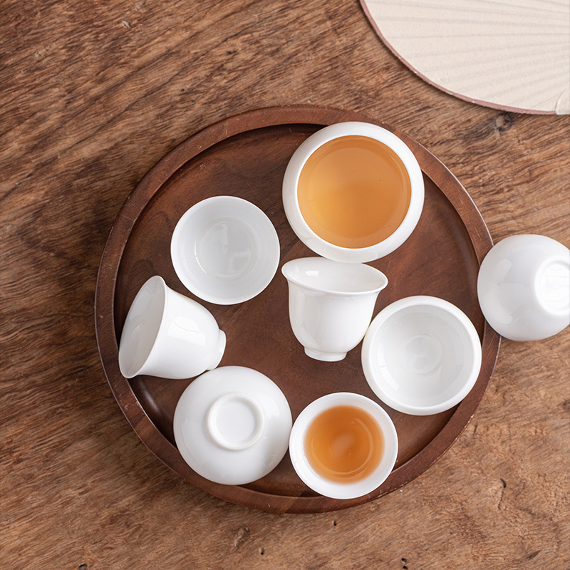 羊脂玉白瓷品茗杯