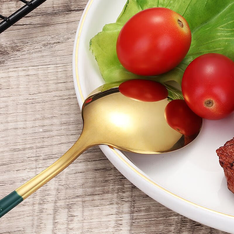 北歐ins不銹鋼餐具套裝