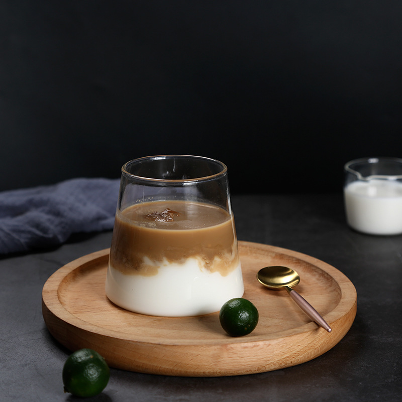 日式富士山玻璃杯