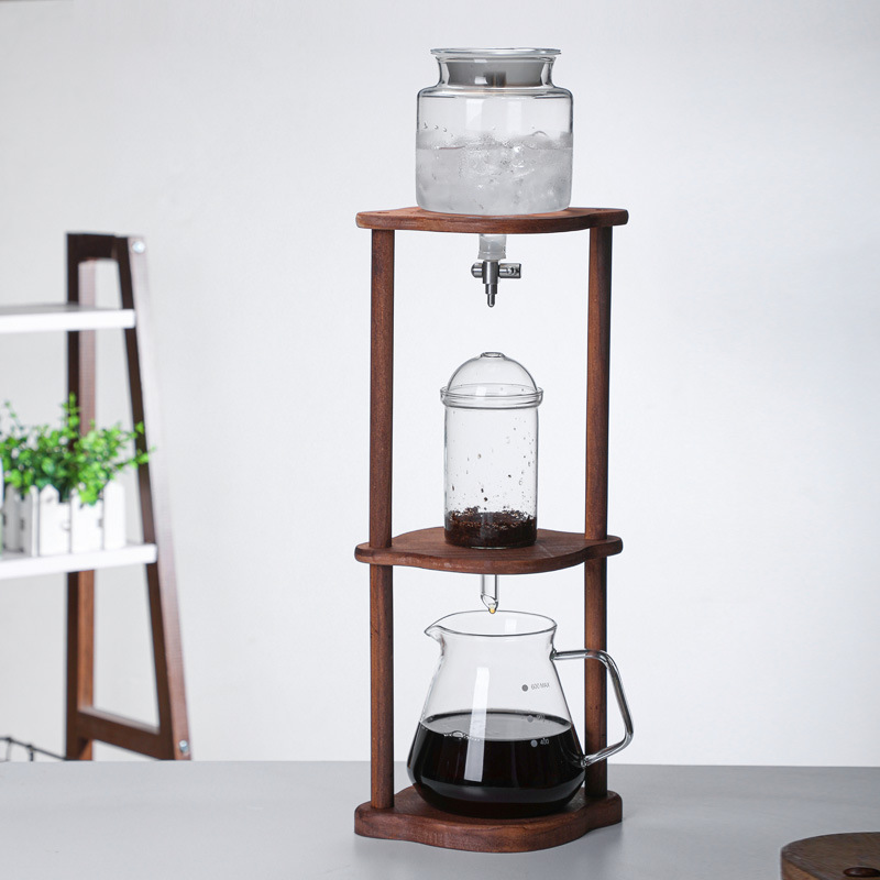 高硼硅玻璃冰萃冷泡滴漏式咖啡壺