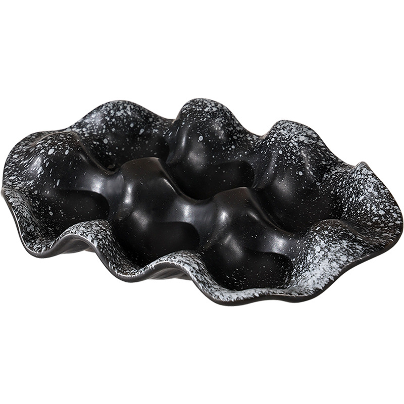 復古家用陶瓷雞蛋收納托盤