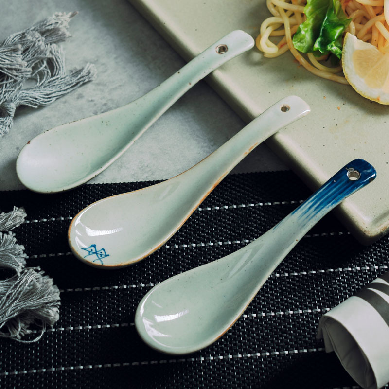 日式粗陶小湯勺