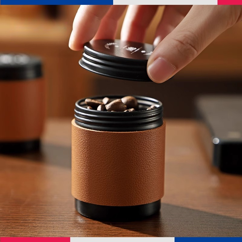 咖啡豆保存罐迷你便攜咖啡粉豆密封罐