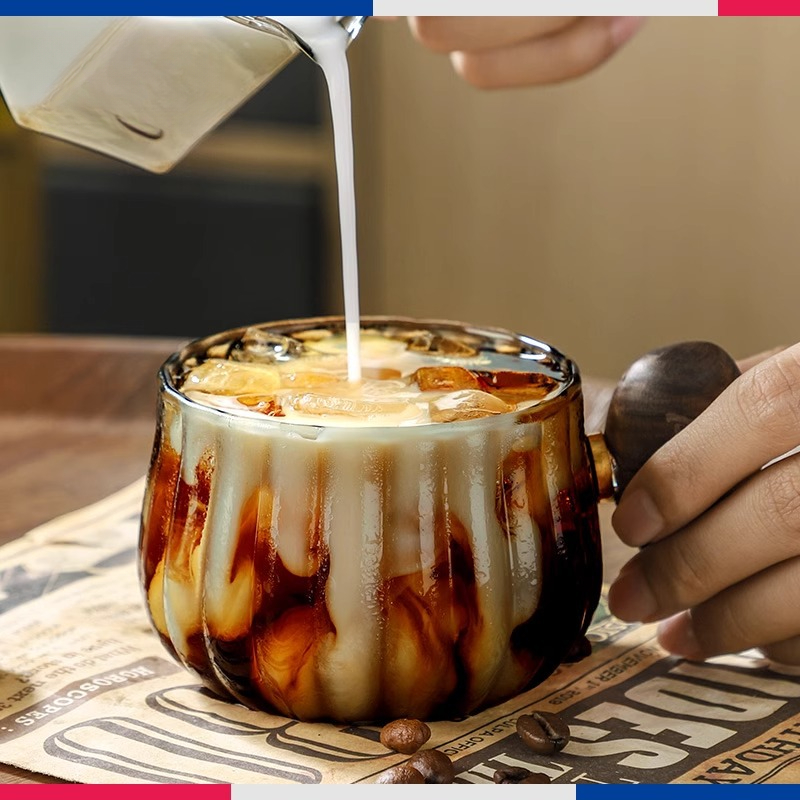 咖啡杯玻璃水杯ins耐高溫泡茶杯