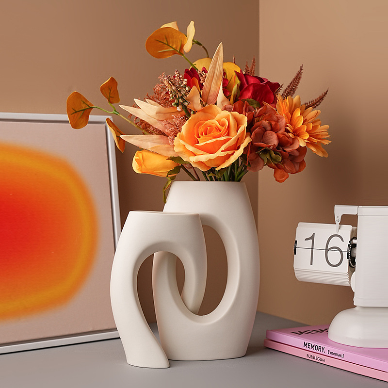 白色花瓶INS風擺件