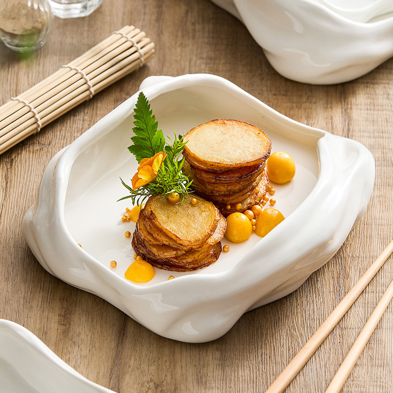 不規則邊四方盤