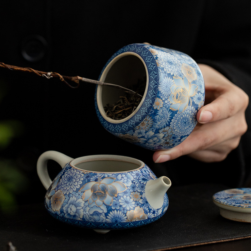 繁花茶葉存儲罐