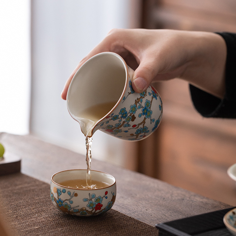 汝窯金梅公道杯