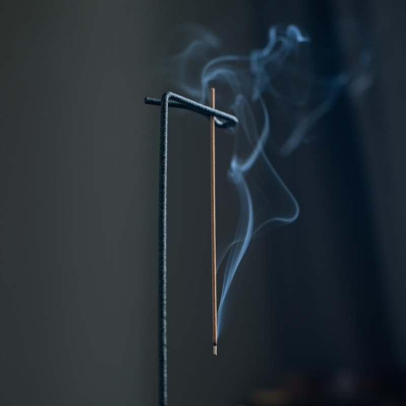 創意實木鐵藝線香插座