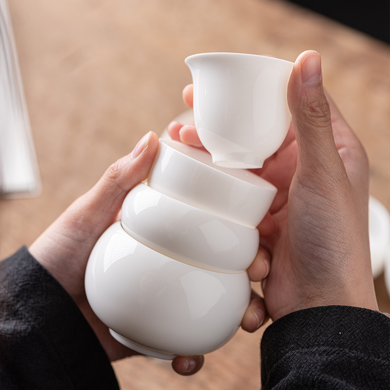 羊脂玉白瓷品茗杯