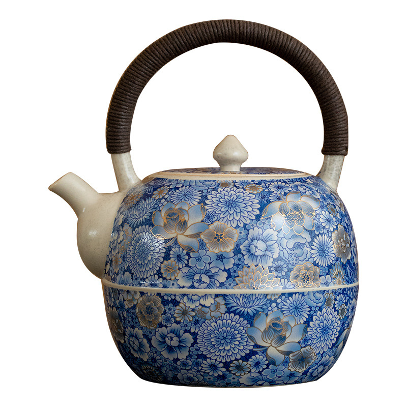 繁花鳴泉提梁壺