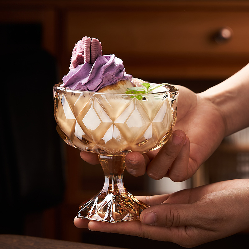 創意矮腳冰淇淋杯甜品杯