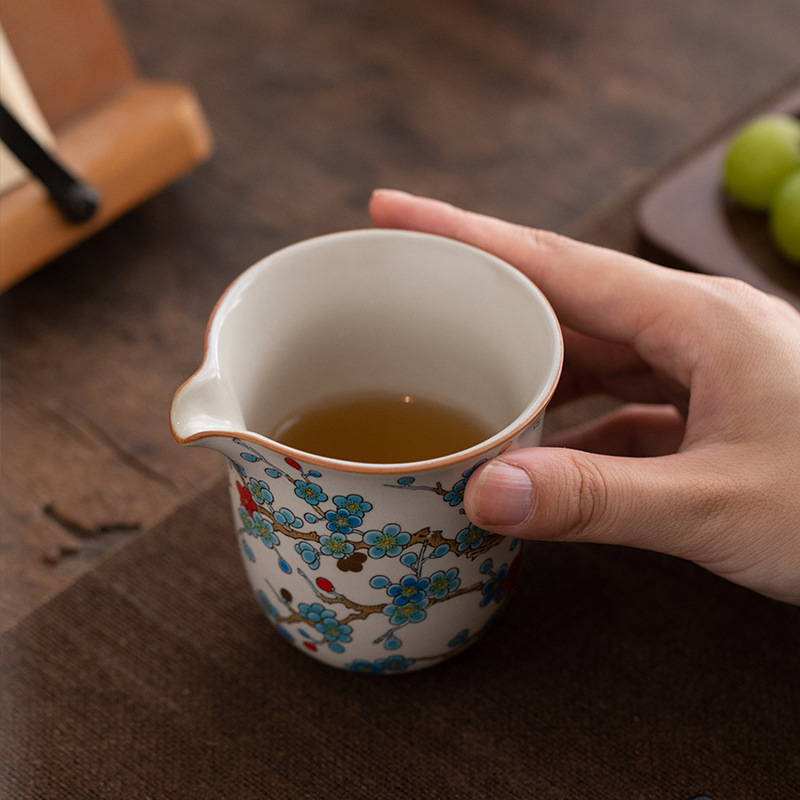 汝窯金梅公道杯