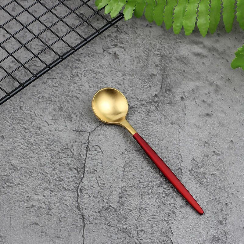 北歐ins不銹鋼餐具套裝