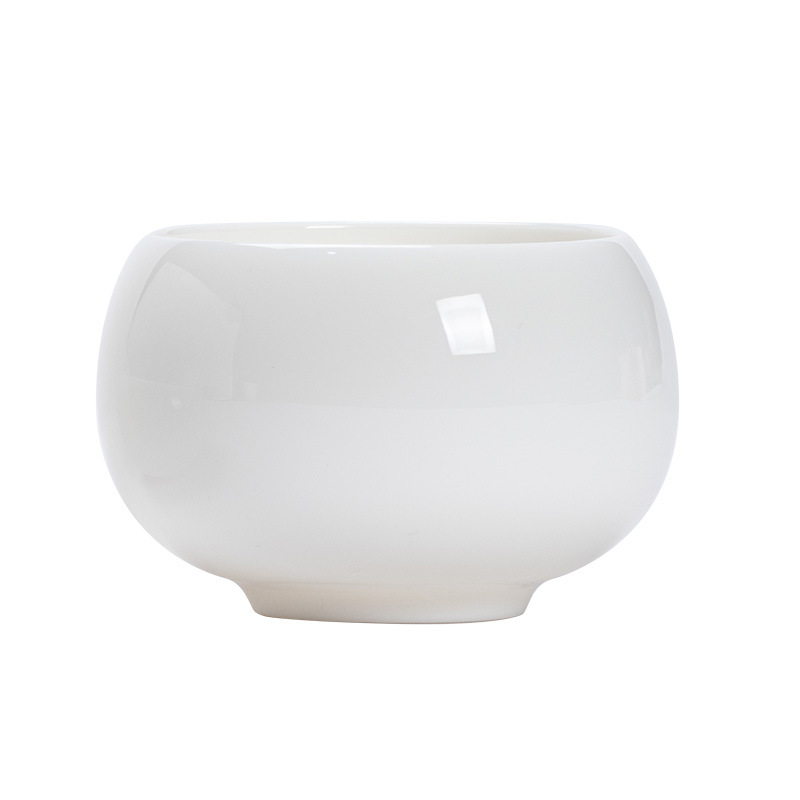 羊脂玉白瓷品茗杯