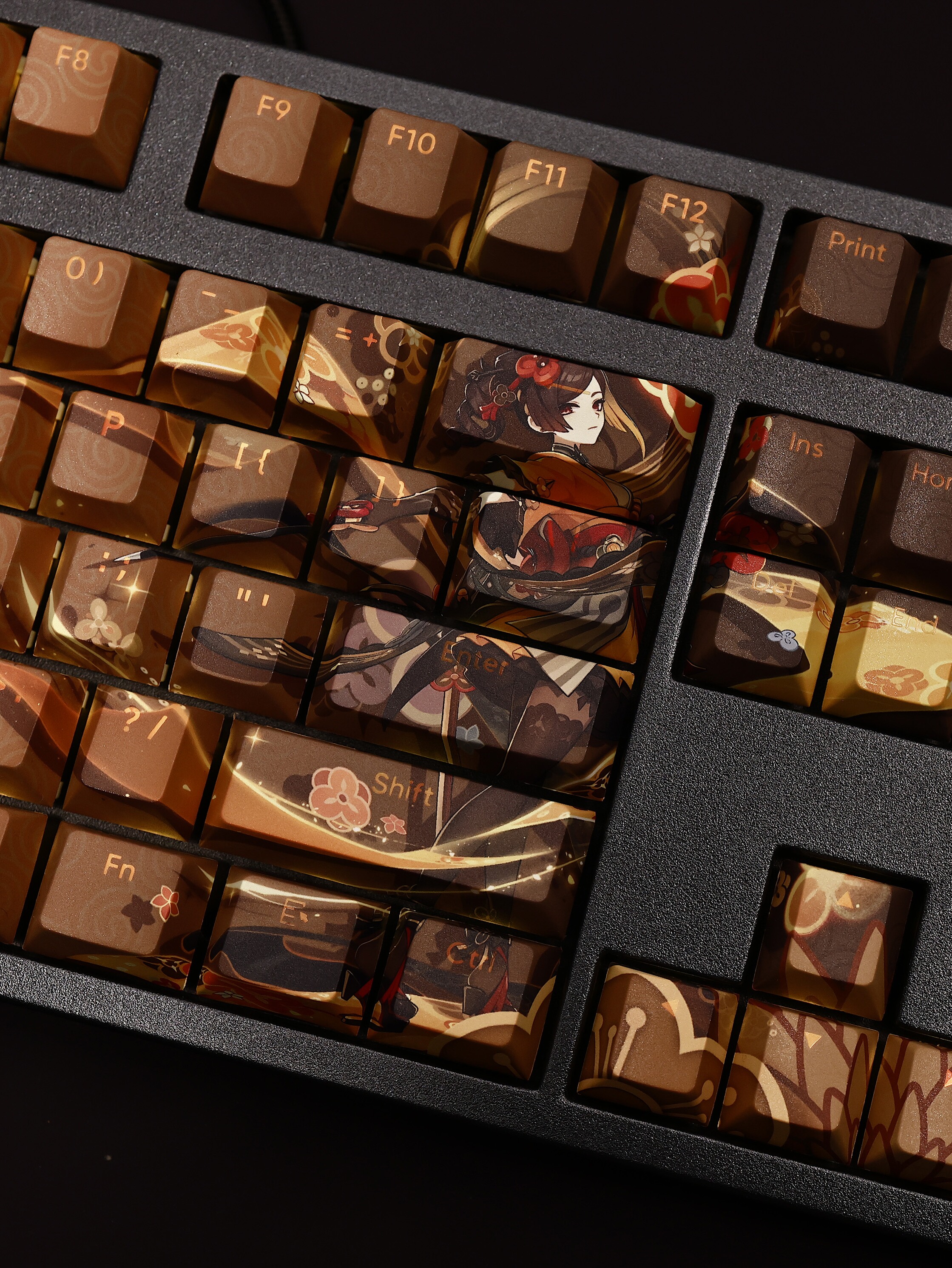 裁雷的千織透光RGB108鍵標準配列衛星軸鍵帽-ZUIHANG SHOP