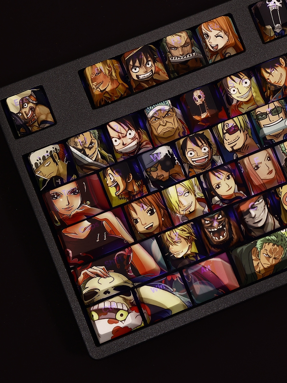 航海王透光RGB108鍵標準配列衛星軸鍵帽-ZUIHANG SHOP