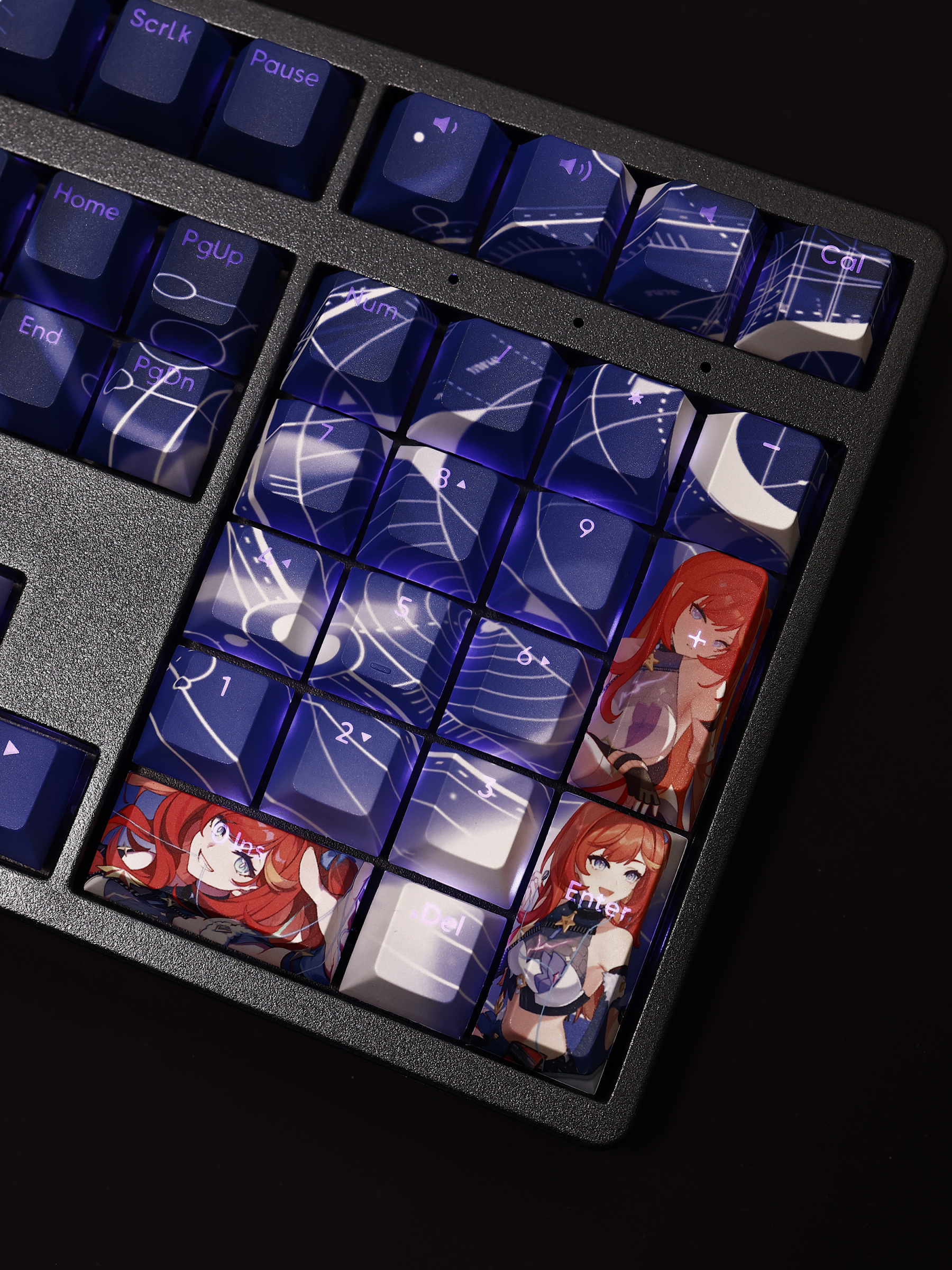 希娜狄雅透光RGB108鍵標準配列衛星軸鍵帽-ZUIHANG SHOP