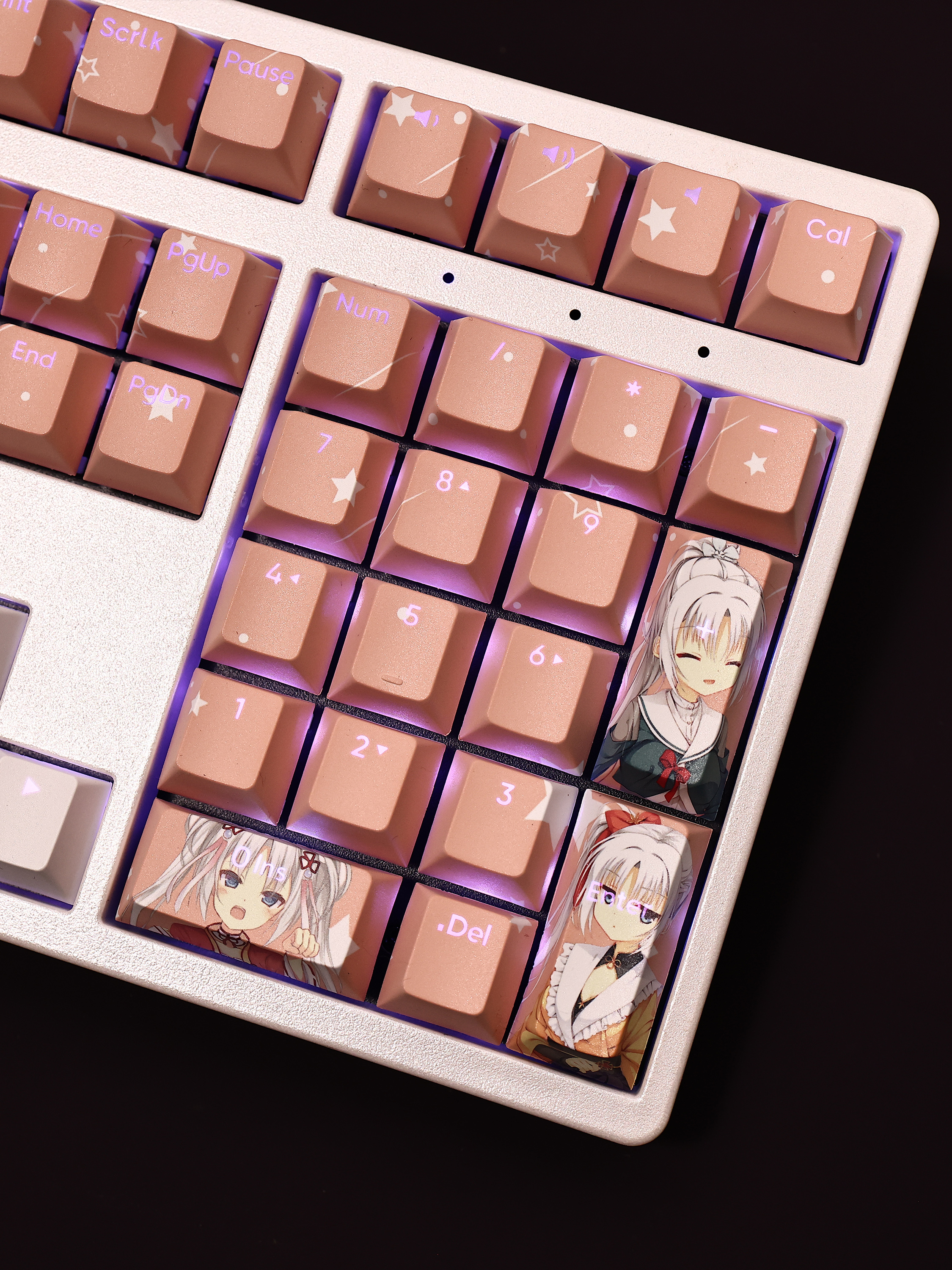 千戀萬花朝武芳乃透光RGB108鍵標準配列衛星軸鍵帽-ZUIHANG SHOP