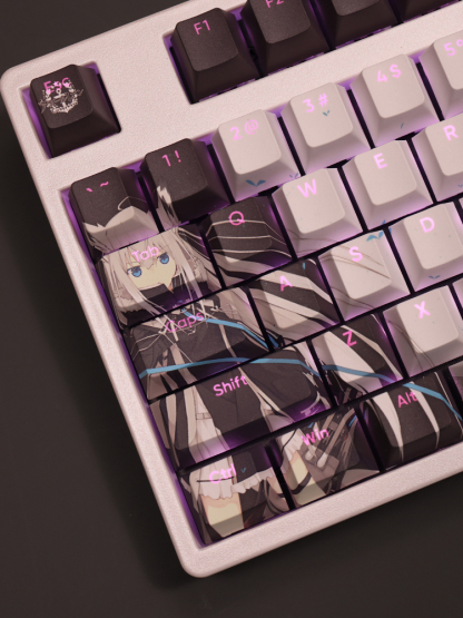 碧藍航線江風透光RGB108鍵標準配列衛星軸鍵帽-ZUIHANG SHOP