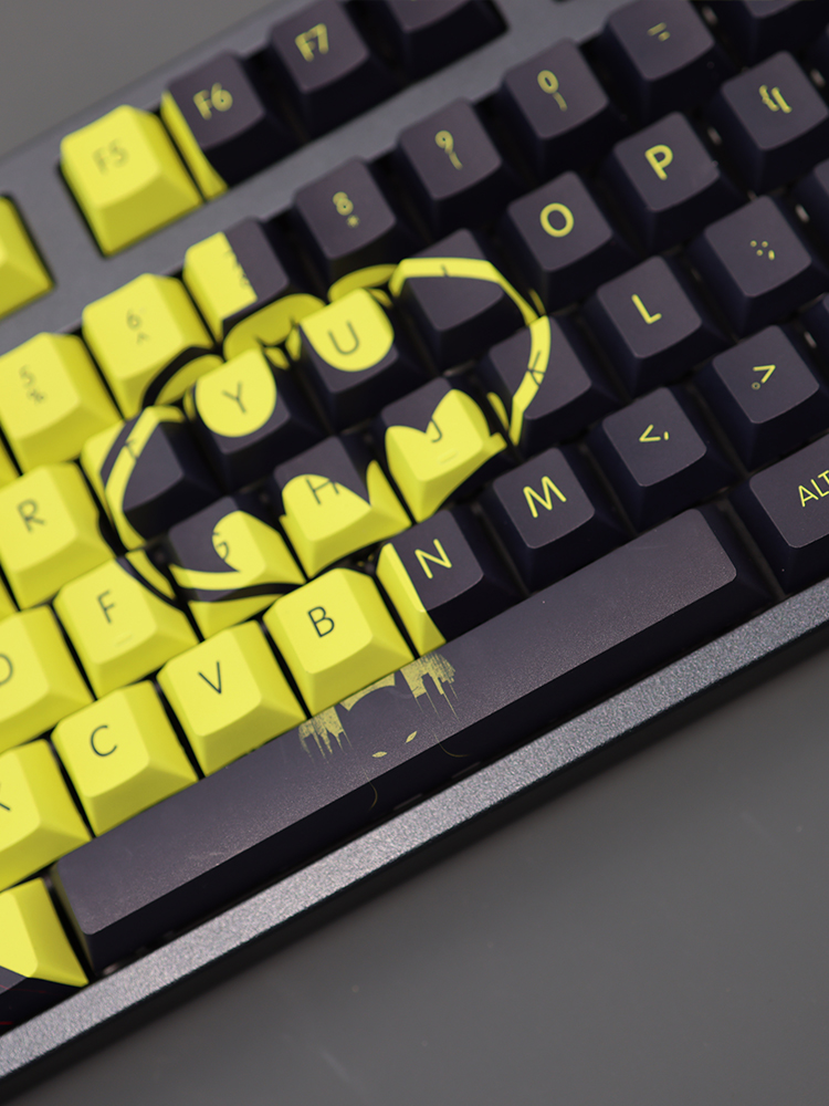 蝙蝠俠色彩增益108鍵標準配列衛星軸鍵帽-ZUIHANG SHOP