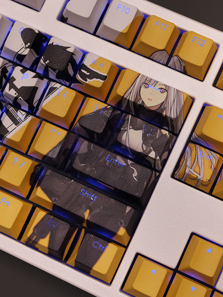 AK12少女前線透光RGB108鍵標準配列衛星軸鍵帽-ZUIHANG SHOP