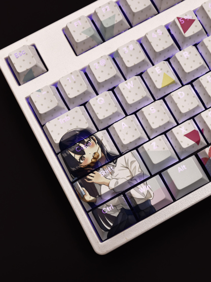 山田杏奈透光RGB108鍵標準配列衛星軸鍵帽-ZUIHANG SHOP