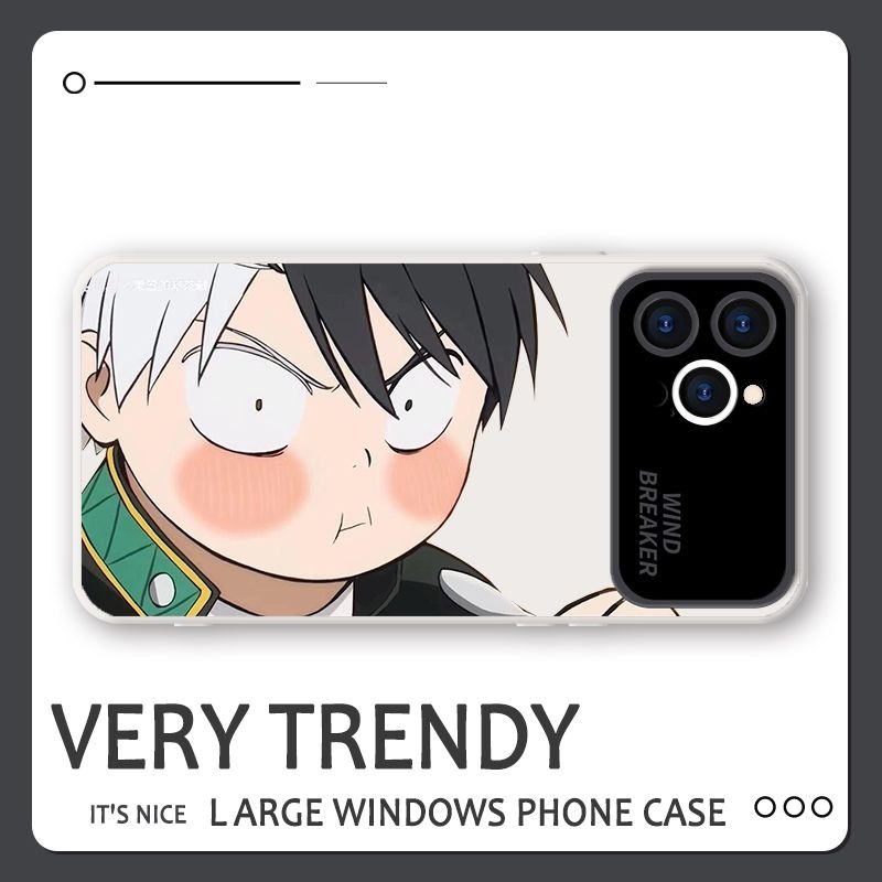 防風少年液態大視窗全包矽膠防摔軟殼-ZUIHANG SHOP