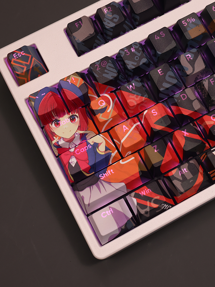 有馬加奈透光RGB108鍵標準配列衛星軸鍵帽-ZUIHANG SHOP