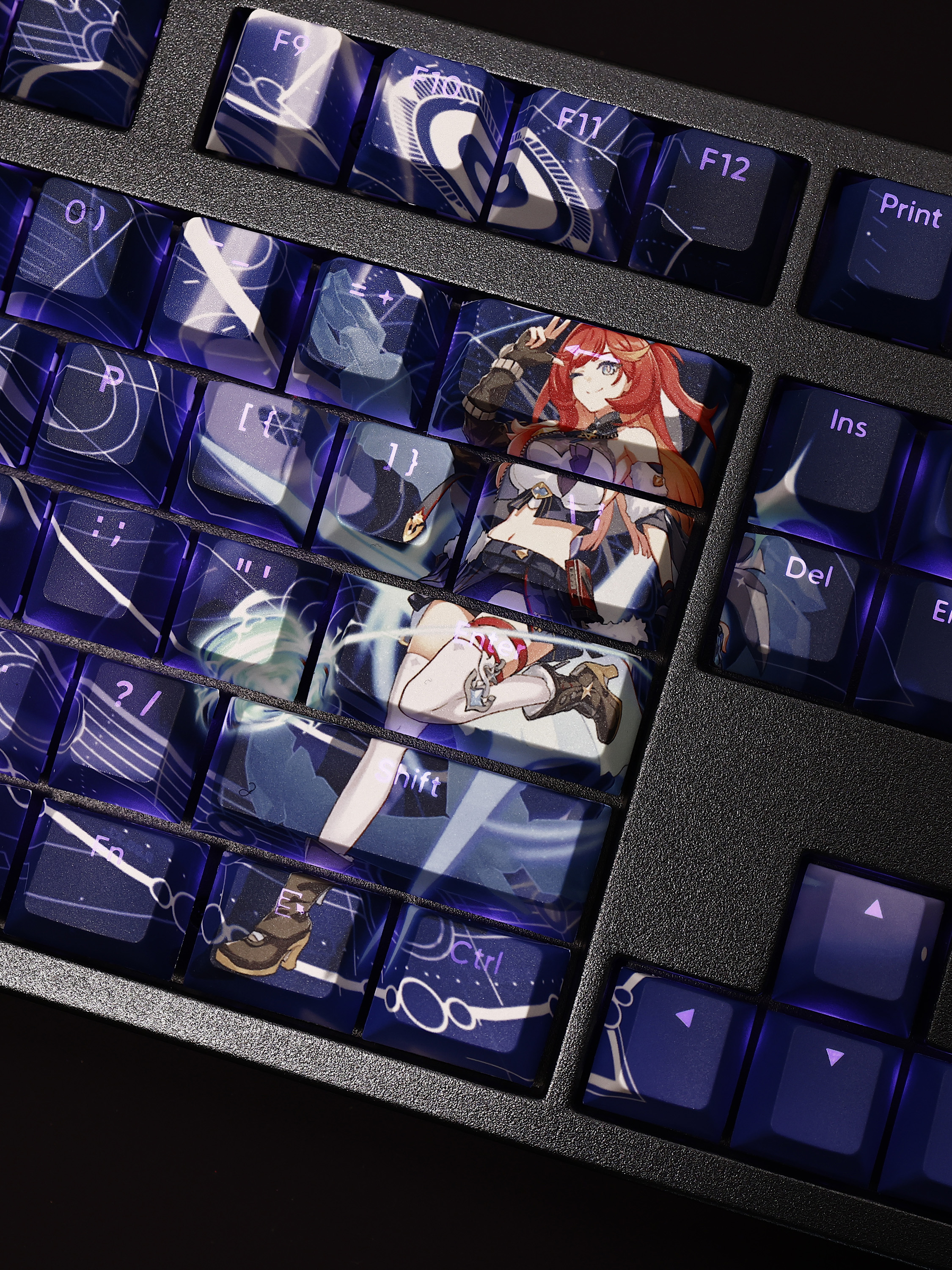 希娜狄雅透光RGB108鍵標準配列衛星軸鍵帽-ZUIHANG SHOP