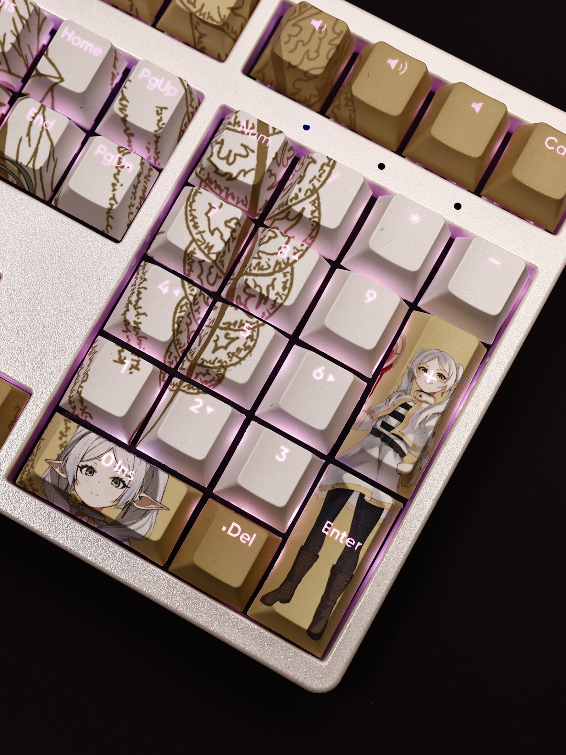 葬送的芙莉蓮透光RGB108鍵標準配列衛星軸鍵帽-ZUIHANG SHOP