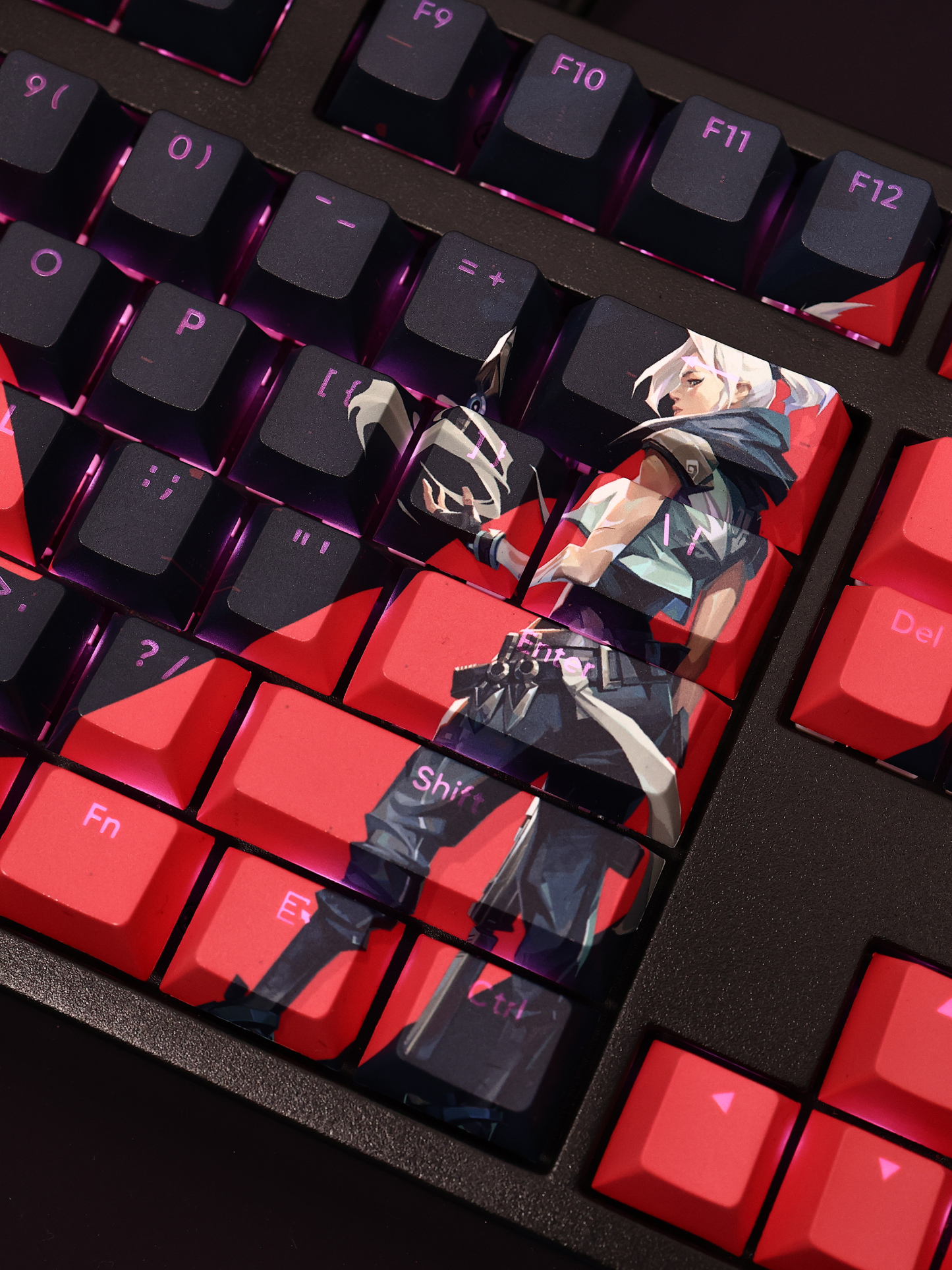 VALORANT捷風透光RGB108鍵標準配列衛星軸鍵帽-ZUIHANG SHOP