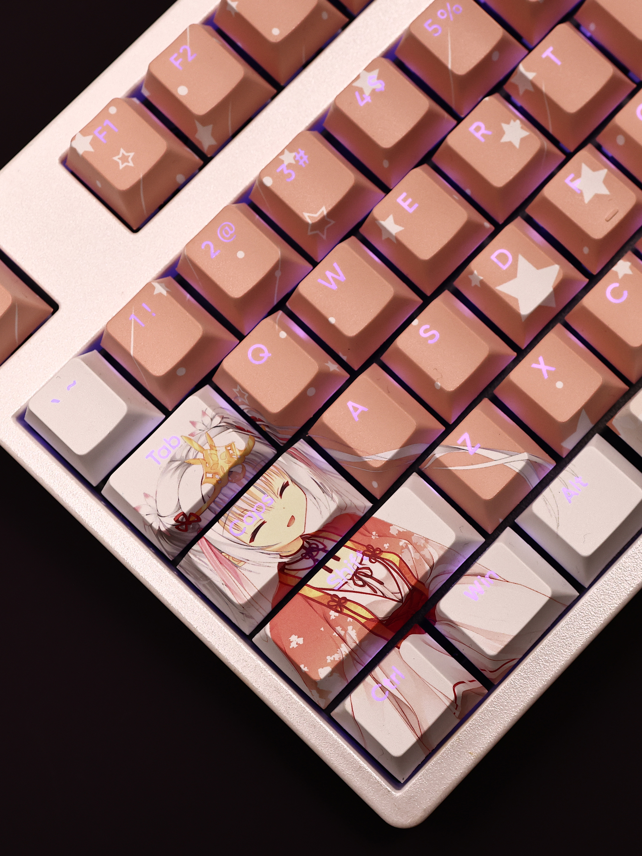 千戀萬花朝武芳乃透光RGB108鍵標準配列衛星軸鍵帽-ZUIHANG SHOP