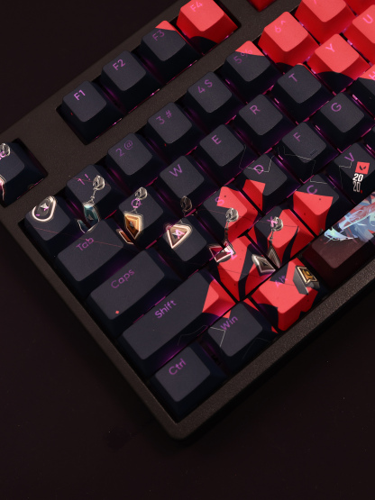 VALORANT捷風透光RGB108鍵標準配列衛星軸鍵帽-ZUIHANG SHOP
