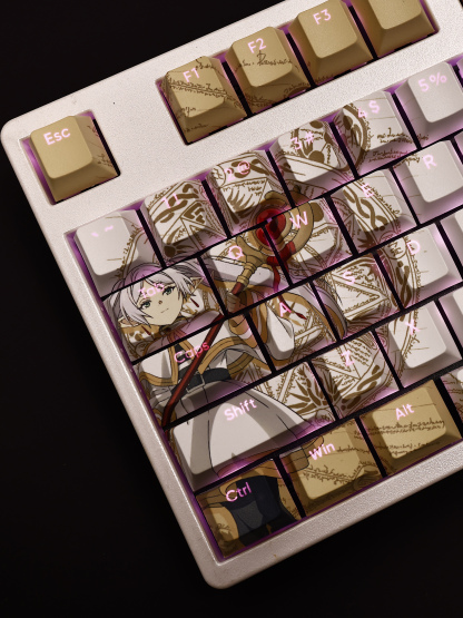 葬送的芙莉蓮透光RGB108鍵標準配列衛星軸鍵帽-ZUIHANG SHOP