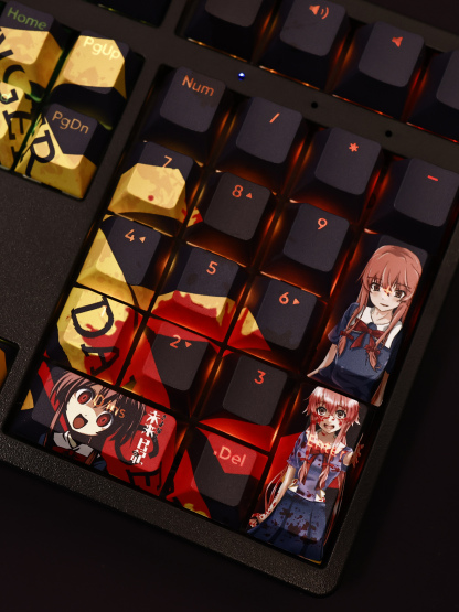 我妻由乃透光RGB108鍵標準配列衛星軸鍵帽-ZUIHANG SHOP