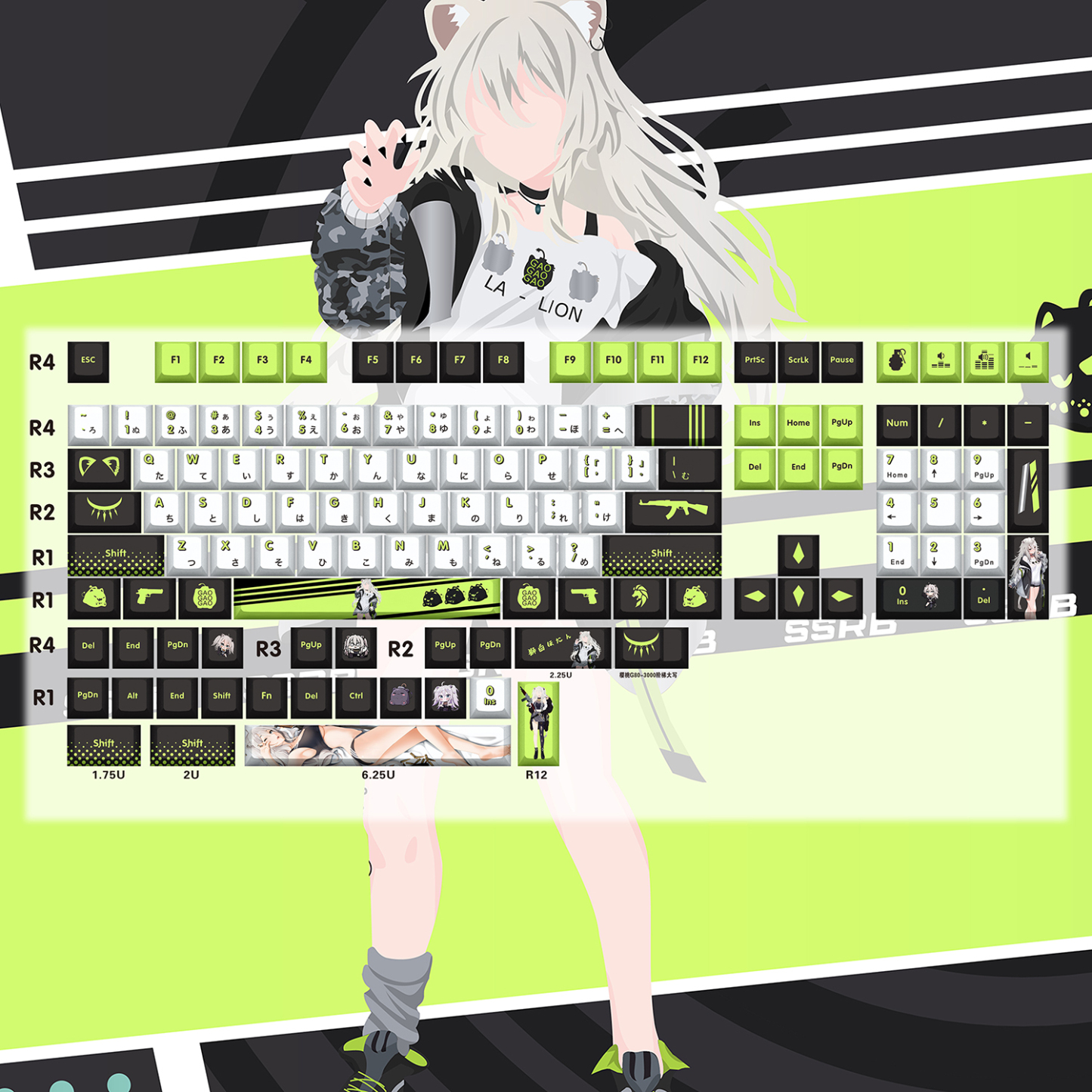 VTuber hololive 132鍵熱昇華PBT鍵帽-ZUIHANG SHOP