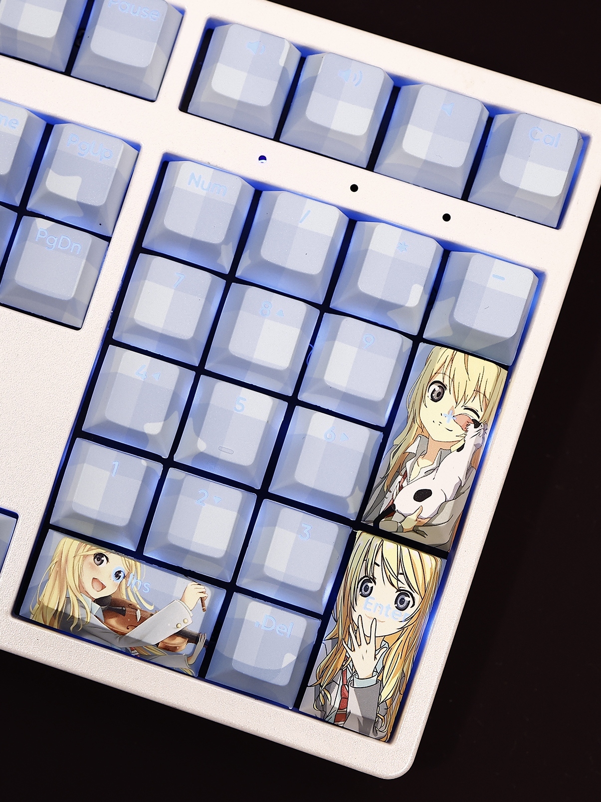 四月是你的謊言宮圓薰透光RGB108鍵標準配列衛星軸鍵帽-ZUIHANG SHOP
