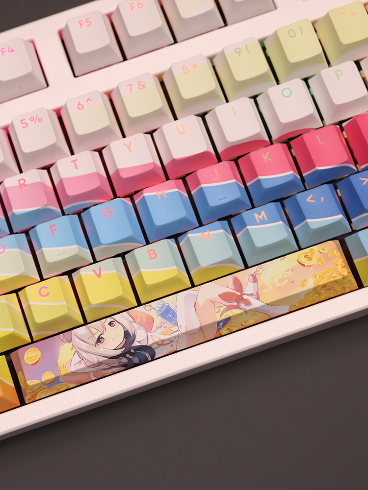 派蒙原神透光RGB108鍵標準配列衛星軸鍵帽-ZUIHANG SHOP