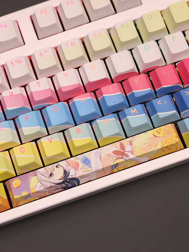 派蒙原神透光RGB108鍵標準配列衛星軸鍵帽-ZUIHANG SHOP