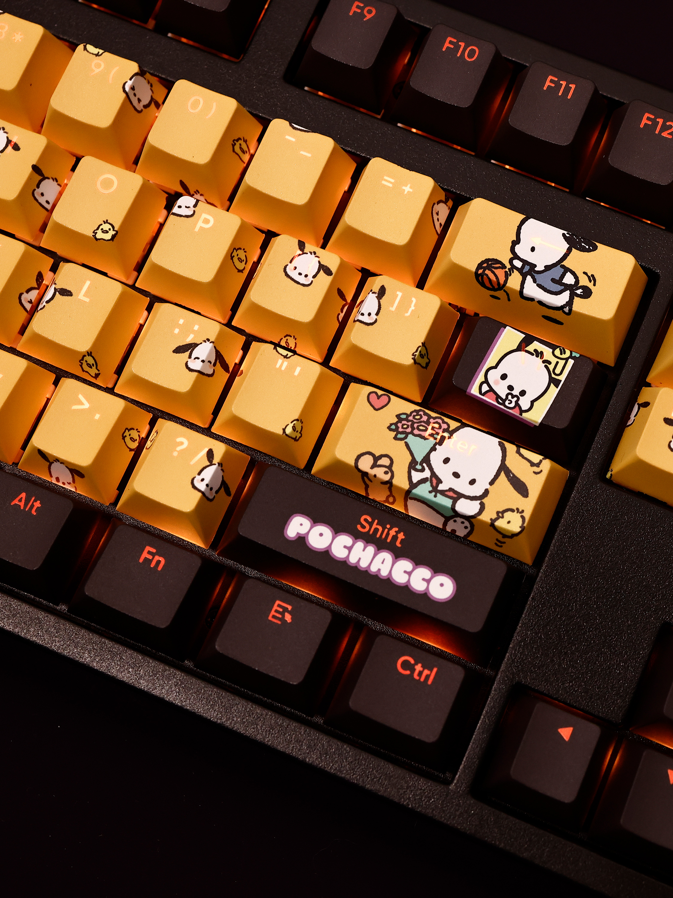 帕恰狗透光RGB108鍵標準配列衛星軸鍵帽-ZUIHANG SHOP