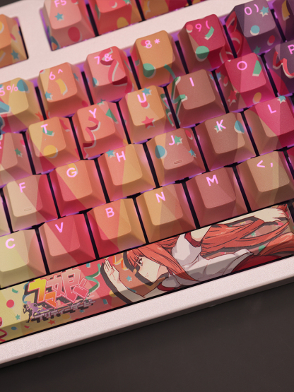 無聲鈴鹿透光RGB108鍵標準配列衛星軸鍵帽-ZUIHANG SHOP