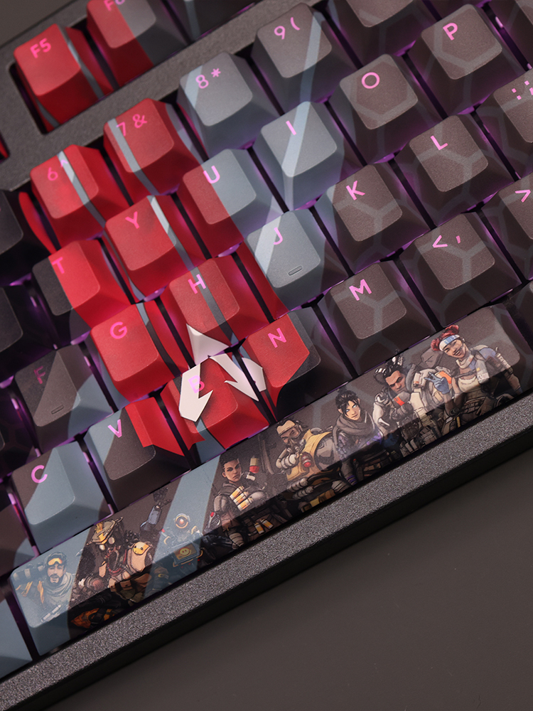 APEX透光RGB108鍵標準配列衛星軸鍵帽