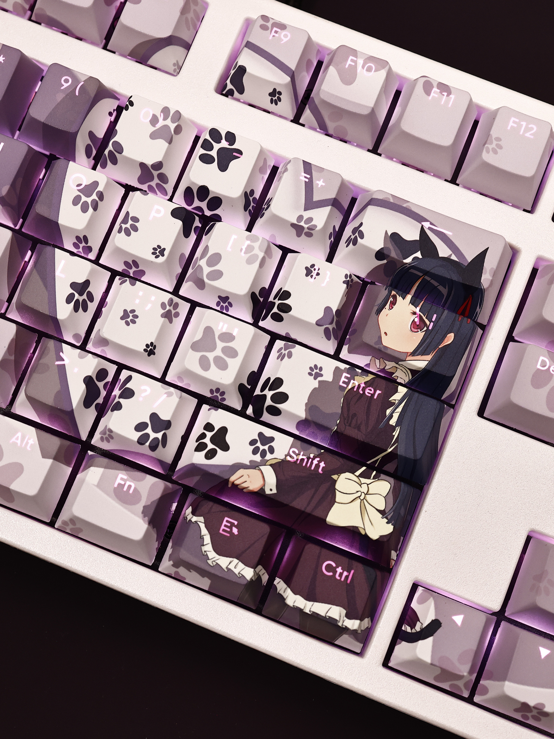 五更琉璃透光RGB108鍵標準配列衛星軸鍵帽-ZUIHANG SHOP