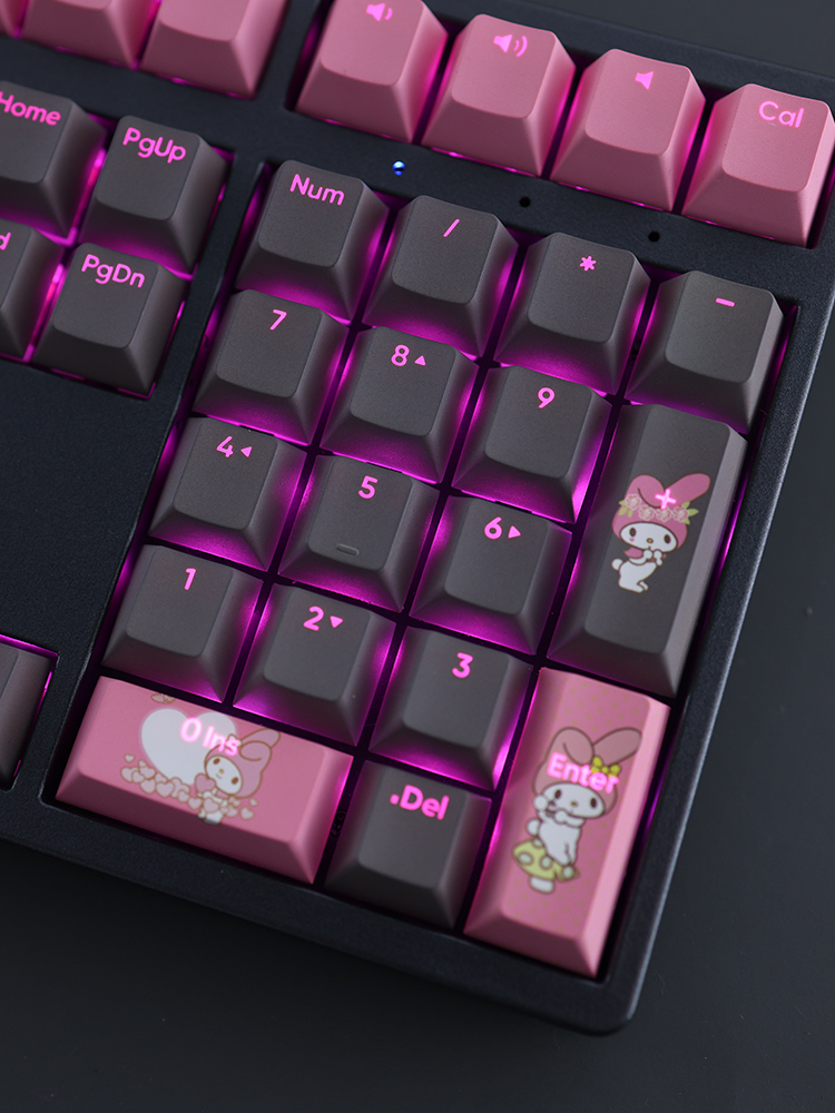 Melody美樂蒂透光RGB108鍵標準配列衛星軸鍵帽-ZUIHANG SHOP