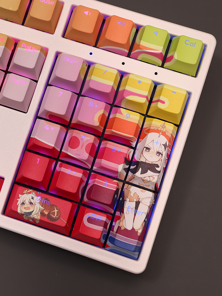 派蒙原神透光RGB108鍵標準配列衛星軸鍵帽-ZUIHANG SHOP