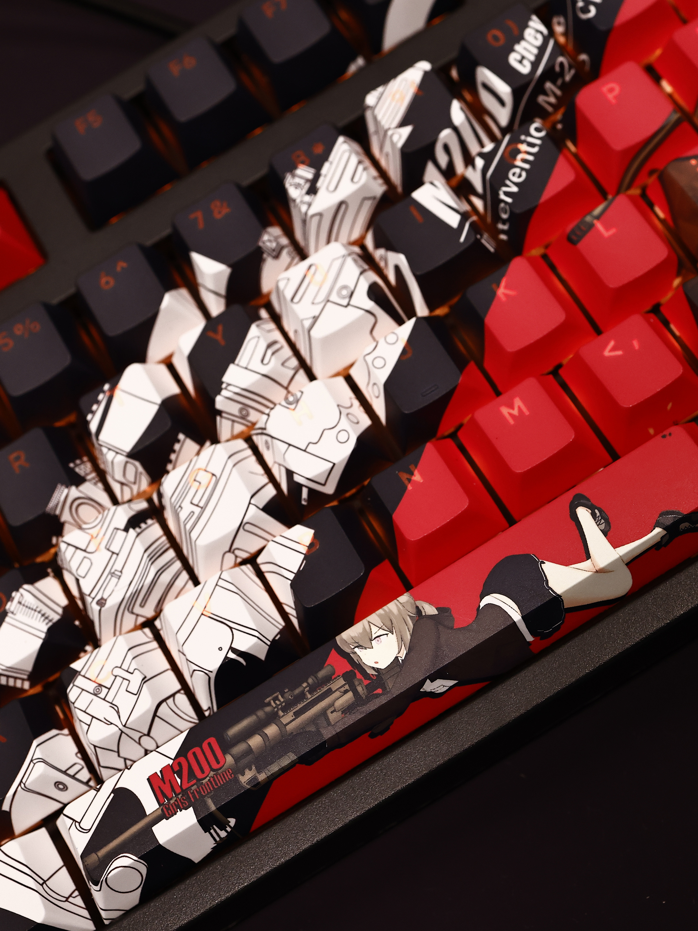 M200少女前線透光RGB108鍵標準配列衛星軸鍵帽-ZUIHANG SHOP