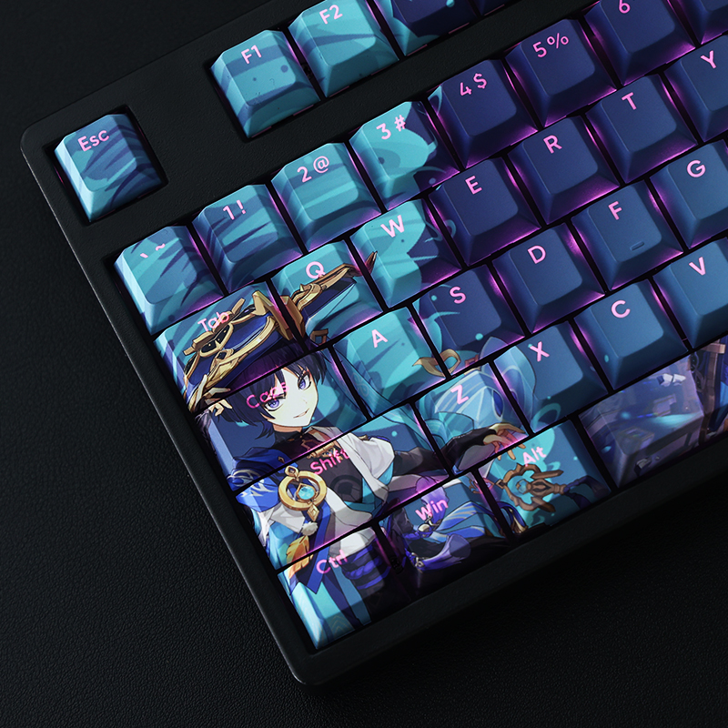 原神散兵透光RGB108鍵標準配列衛星軸鍵帽-ZUIHANG SHOP
