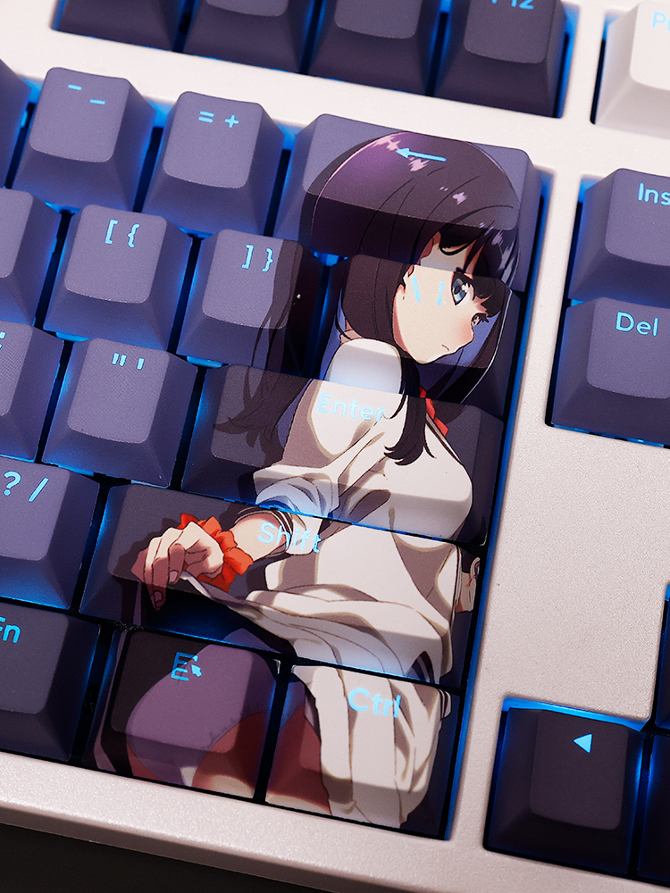 寶多六花電光超人透光RGB108鍵標準配列衛星軸鍵帽-ZUIHANG SHOP